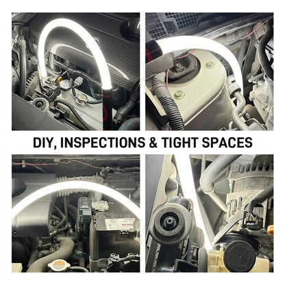 Flexible LED Flashlight Stick - Professional Work Light for Mechanics, Automotive Repairs, Inspections, and Accessing Tight Spaces