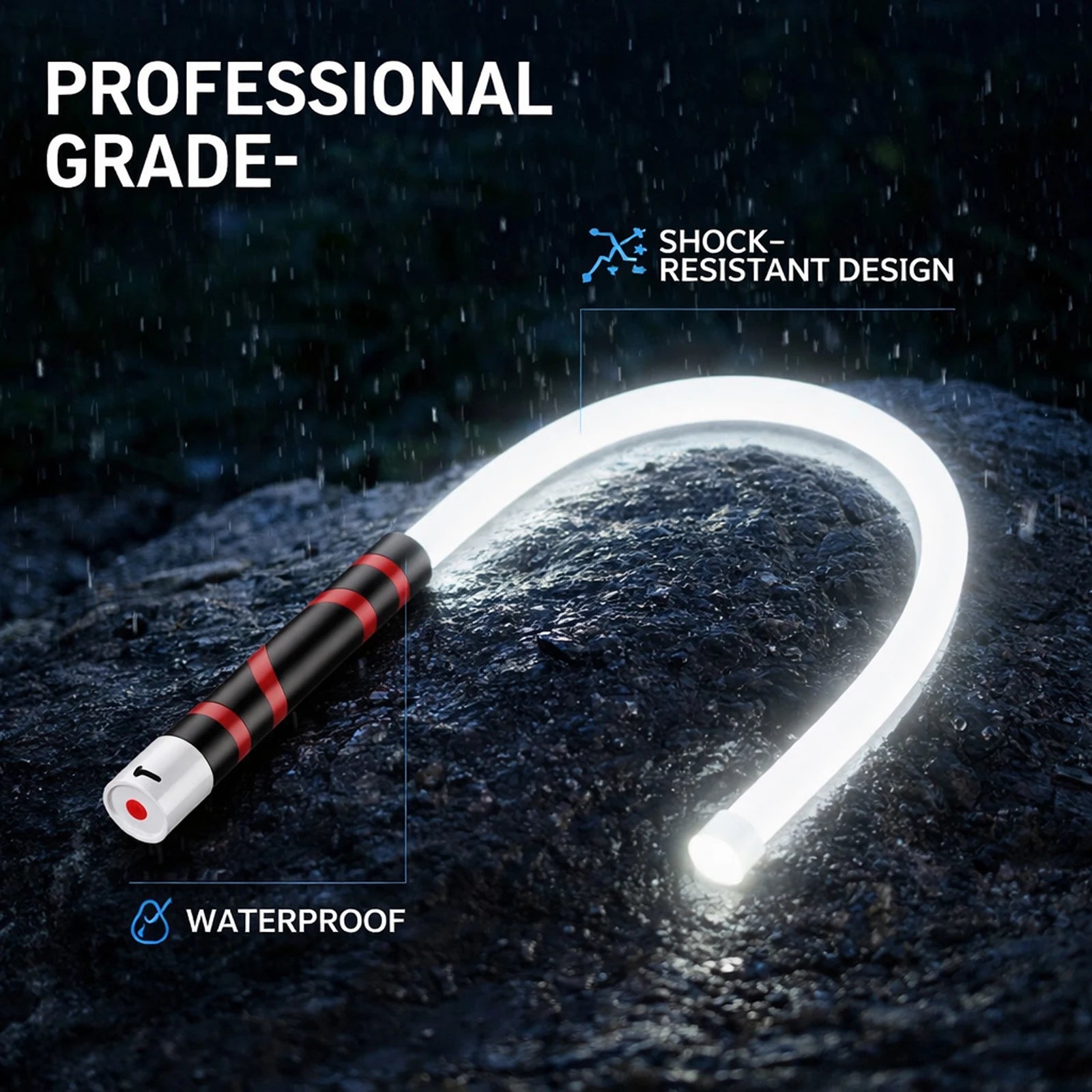 Flexible LED Flashlight Stick - Professional Work Light for Mechanics, Automotive Repairs, Inspections, and Accessing Tight Spaces
