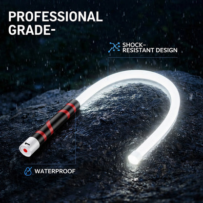Flexible LED Flashlight Stick - Professional Work Light for Mechanics, Automotive Repairs, Inspections, and Accessing Tight Spaces